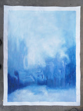 Load image into Gallery viewer, Ocean Abstract Painting Blue Ocean Abstract Oil Painting Ap127