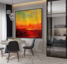Load image into Gallery viewer, Giant Canvas Painting Office Wall Art,Original Abstract Art Gp071