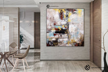 Load image into Gallery viewer, Original Abstract Painting Farmhouse Decor Modern Wall Art Fp035