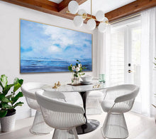 Load image into Gallery viewer, Large Ocean Abstract Painting Beach Modern Painting Seascape Ap120