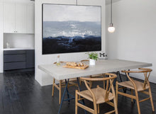 Load image into Gallery viewer, Ocean Waves Painting Abstract Ocean Painting Blue Seascape Painting Kp011