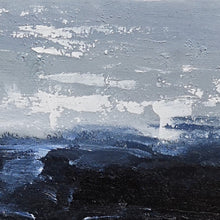 Load image into Gallery viewer, Ocean Waves Painting Abstract Ocean Painting Blue Seascape Painting Kp011