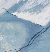 Load image into Gallery viewer, Grey And Blue Painting Modern Bright Wall Art For Living Room Ap117