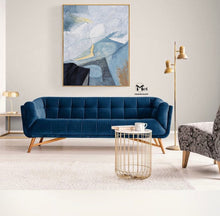 Load image into Gallery viewer, Grey And Blue Painting Modern Bright Wall Art For Living Room Ap117