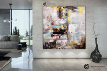 Load image into Gallery viewer, Original Abstract Painting Farmhouse Decor Modern Wall Art Fp035