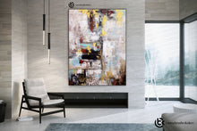 Load image into Gallery viewer, Original Abstract Painting Farmhouse Decor Modern Wall Art Fp035