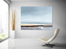 Load image into Gallery viewer, Large Beach Painting Beach Wall Art Abstract Painting Landscape Kp22