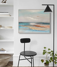 Load image into Gallery viewer, Ocean Painting Large Coastal Wall Art Beach Painting Landscape Op074