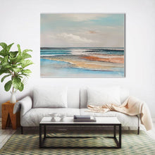 Load image into Gallery viewer, Ocean Painting Large Coastal Wall Art Beach Painting Landscape Op074
