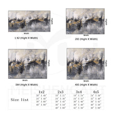 Load image into Gallery viewer, Beige and Black Painting Large Artwork Wall Canvas Ap104