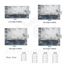 Load image into Gallery viewer, Navy Blue Abstract Painting Original Minimalist Art Ap123