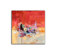 Load image into Gallery viewer, Red Abstract Painting on Canvas Colorful Abstract Painting NP053