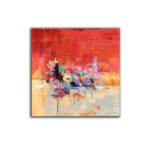 Load image into Gallery viewer, Red Abstract Painting on Canvas Colorful Abstract Painting NP053
