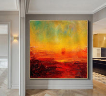 Load image into Gallery viewer, Giant Canvas Painting Office Wall Art,Original Abstract Art Gp071