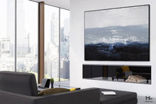 Load image into Gallery viewer, Ocean Waves Painting Abstract Ocean Painting Blue Seascape Painting Kp011