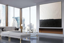 Load image into Gallery viewer, Black and White Wall Art Abstract Painting Original Acrylic Painting Op089