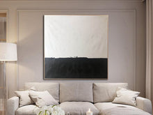 Load image into Gallery viewer, Black and White Wall Art Abstract Painting Original Acrylic Painting Op089