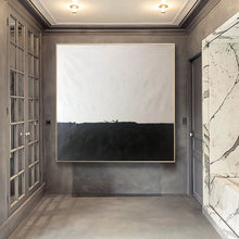 Load image into Gallery viewer, Black and White Wall Art Abstract Painting Original Acrylic Painting Op089