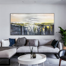 Load image into Gallery viewer, Original Acrylic Gold Art Black Texture Decoration Enormous Canvas Art Gp056