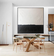 Load image into Gallery viewer, Black and White Wall Art Abstract Painting Original Acrylic Painting Op089