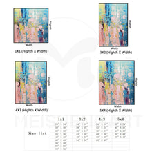 Load image into Gallery viewer, Colorful Painting On Canvas Pink Blue Painting Wall Decor Ap105