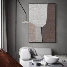Load image into Gallery viewer, Beige Abstract Painting Contemporary Living Room Decor Ap121