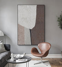Load image into Gallery viewer, Beige Abstract Painting Contemporary Living Room Decor Ap121