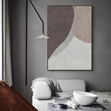 Load image into Gallery viewer, Contemporary Oil Painting Beige Brown Abstract Painting For Living Room Ap108