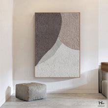 Load image into Gallery viewer, Contemporary Oil Painting Beige Brown Abstract Painting For Living Room Ap108