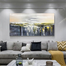 Load image into Gallery viewer, Original Acrylic Gold Art Black Texture Decoration Enormous Canvas Art Gp056