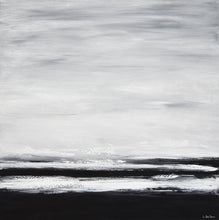Load image into Gallery viewer, Black and White Landscape Painting Minimalist Modern Artwork Fp006