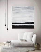 Load image into Gallery viewer, Black and White Landscape Painting Minimalist Modern Artwork Fp006
