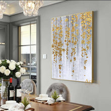 Load image into Gallery viewer, Gold Leaf Art Landscape Painting Contemporary Art Large Artworks Dp060