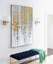 Load image into Gallery viewer, Gold Leaf Art Landscape Painting Contemporary Art Large Artworks Dp060