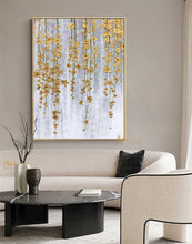 Load image into Gallery viewer, Gold Leaf Art Landscape Painting Contemporary Art Large Artworks Dp060