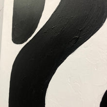 Load image into Gallery viewer, Black And White Canvas Black Lines on Canvas Wall Decor Kp049