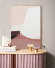 Load image into Gallery viewer, Original Minimalist Painting Blush Pink Wall Art Ap107