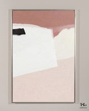 Load image into Gallery viewer, Blush Pink Wall Art 3D Textured Painting Minimalisrt Art For Bedroom Ap119