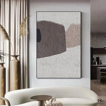 Load image into Gallery viewer, Beige Abstract Painting Minimalist Art Nordic Painting Ap122