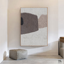 Load image into Gallery viewer, Beige Abstract Painting Minimalist Art Nordic Painting Ap122