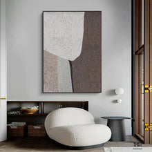 Load image into Gallery viewer, Beige Abstract Painting Contemporary Living Room Decor Ap121
