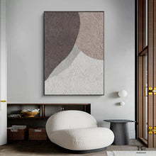 Load image into Gallery viewer, Contemporary Oil Painting Beige Brown Abstract Painting For Living Room Ap108
