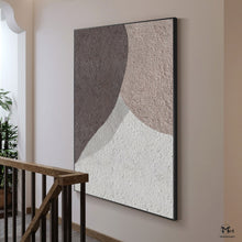 Load image into Gallery viewer, Contemporary Oil Painting Beige Brown Abstract Painting For Living Room Ap108