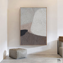 Load image into Gallery viewer, Beige Brown Abstract Painting On Canvas Living Room Art Ap109