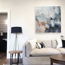 Load image into Gallery viewer, Grey Beige Abstract Painting Wall Art For Living Room Ap118