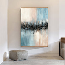 Load image into Gallery viewer, 3D Beige Textured Canvas Painting Minimalist Art For Living Room Kp029