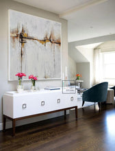 Load image into Gallery viewer, Beige Painting Gold Painting Ocean Landscape Painting Office Decor Bp100