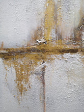 Load image into Gallery viewer, Beige Painting Gold Painting on Canvas Wall Art Office Decor Bp080