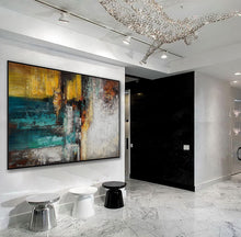 Load image into Gallery viewer, Texture Palette Knife Modern Wall Art Colorful Artwork Ap129