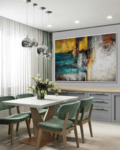 Load image into Gallery viewer, Texture Palette Knife Modern Wall Art Colorful Artwork Ap129